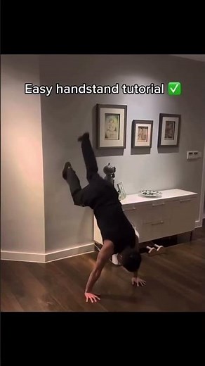 Easy Handstand Tutorial for Beginners 🔥 Step-by-Step Guide