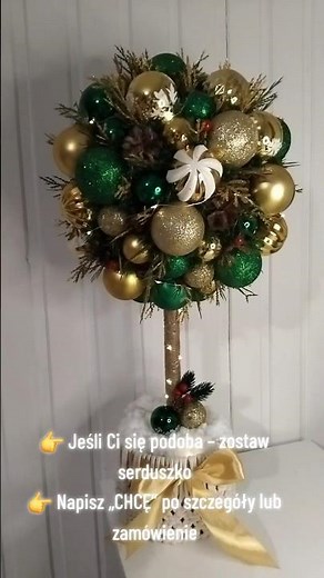 DIY Christmas Topiary Tree | Elegant Christmas Decoration with Baubles, Macrame, and LED Lights