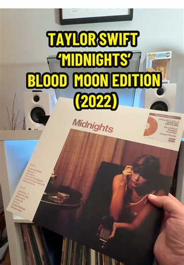 TAYLOR SWIFT - MIDNIGHTS - BLOOD MOON EDITION #taylorswift #midnights #vinyl #record #recordplayer