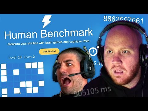 THE HUMAN BENCHMARK TEST! TIMTHETATMAN VS NICKMERCS!