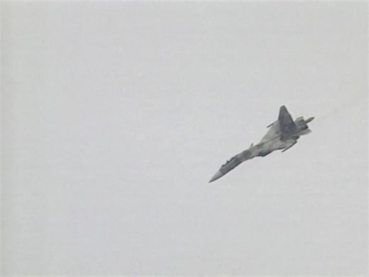 "One of the most extraordinary displays that many people at the show had ever seen..." The Sukhoi Su-37 is seen here during its international debut at the Farnborough Airshow 1996. The Su-37 was based on the Su-27M, but with improved handling. Despite Sukhoi's best efforts, no nation ordered the Su-37 and it never advanced beyond the prototype stage - but the aircraft proved to be a useful testbed for the development of the Su-35 and Su-30MK series. | PlanesTV.com
