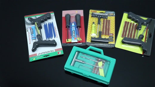 Emergency Tire Repair Kit to Fix Punctures and Plug Flat Tubeless Repair Kit