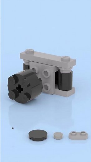 LEGO Nano SLR Camera 📷 Tiny Build, Huge Detail! 🔍 #lego