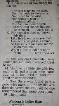 Start your day with "Good Morning Scriptures!" Ecc. 9:11-18 #dailyword #bibleverse #dailyscripture