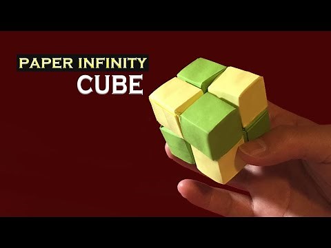 How to Make a Paper Infinity Cube - Easy Origami Infinity Cube Instructions