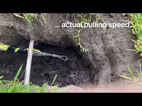 Gas Service replacement with Kobus Pipe Puller & CenterPoint TX
