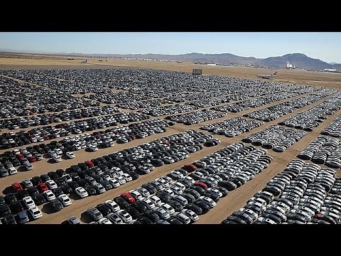 Volkswagen 'graveyard' packs thousands of diesel cars
