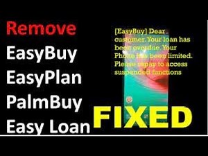 How To Permanently Remove Security Plugin & EasyBuy Lock Android Devices