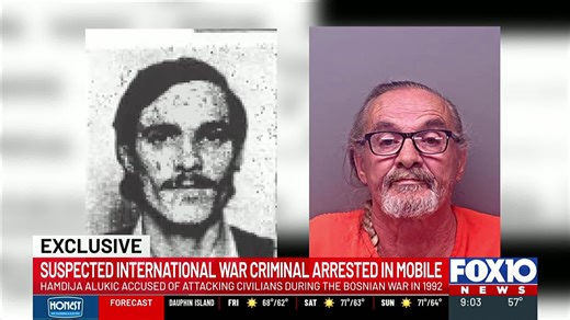 US Marshals arrested a suspected international war criminal in Mobile