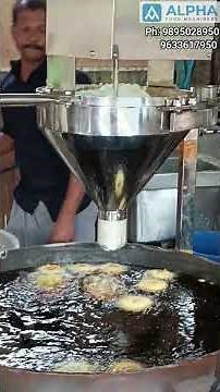 Automatic Medu Vada maker mass production