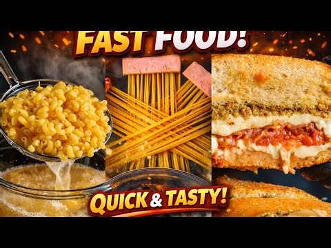 Easy Fast Food Recipes at Home | Quick & Tasty!#FastFood #QuickRecipes #EasyRecipes