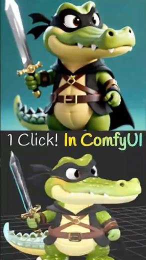 Generating a 3D model in Comfy UI is easier than you think! 🪄 Just follow these 3 steps
