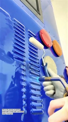Precision Metal Painting and Heat Curing Process | Professional Industrial Refinish Technique
