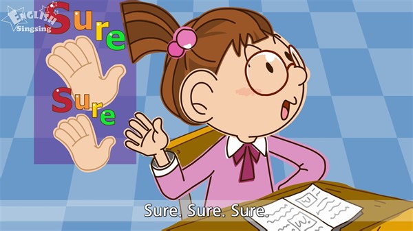 儿童对话英语 祈使表达歌曲 Open the door, please.