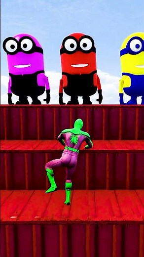 GTA 5 Epic Water Ragdolls | Spider-Man Jumps / Fails ep.16302 #shorts