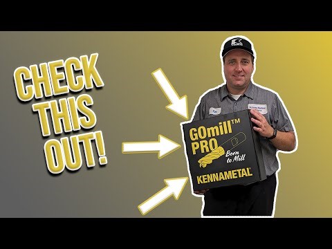 Kennametal Sent Us Their GOmill PRO Box!!!