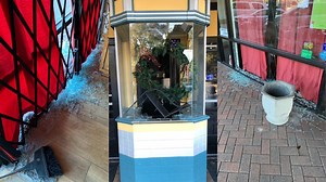 Windows broken at several San Marco businesses