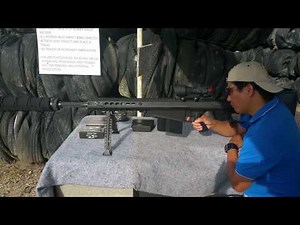 BARRETT 50 BMG with Suppressor & Trijicon Scope