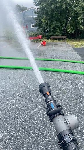 Little slow motion action of the @hen_nozzles in action at a hose demo with @nyfireequipment and @mercedestextiles with @poughkeepsiefire_l596 . Thank you to @mccormack_ray for letting us get a chance to see this nozzle in action today. #nationalfireradio #hennozzles | National Fire Radio