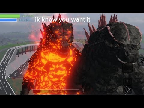 Thermo evolved godzilla gameplay - ROBLOX AGE OF TITANS