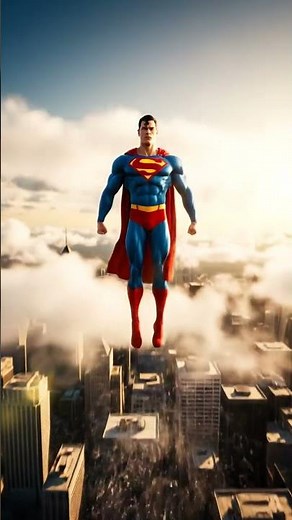 Superman’s FASTEST Flight Ever ⚡ 8-Second Cinematic Short Film