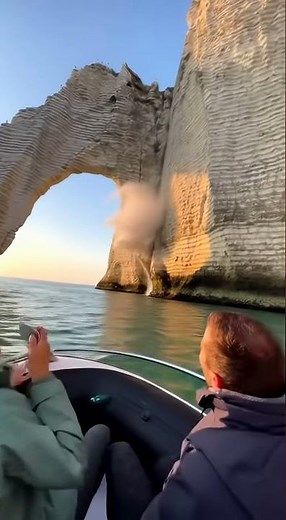 The Moment the Cliffs of France Finally Collapsed