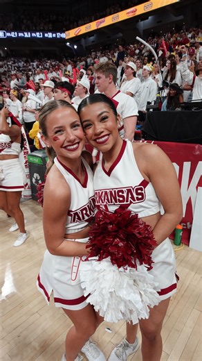 Razorback Cheerleading on Instagram: "Anything but a Pom or Meg practice was a success!! Watch to see what everyone brought…🐗🐗"