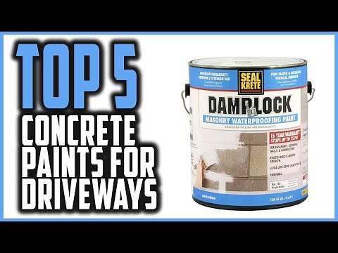 Best Concrete Paint For Driveways In 2025 | Top 5 Best Concrete Driveway Paint Reviews