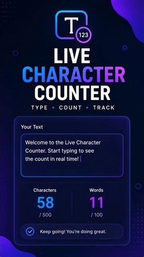 Live Character Counter in jQuery #coding #shorts