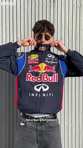 this vintage RedBull jacket >> vintage-racewear.com | Vintage Racewear