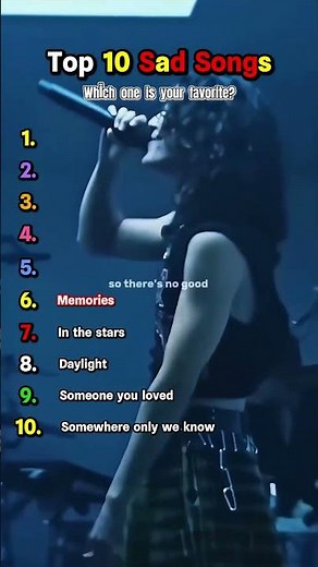 Top 10 Sad Songs That Will Make You Cry (part 4) #sadsong #viral #music #singing #song #shorts