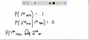 Articles coming through an inspection line are visually inspected by two successive inspectors. When a defective article comes through the inspection line, the probability that it gets by the first inspector is .1. The second inspector will "miss" five out of ten of the defective items that get past the first inspector. What is the probability that a defective item gets by both inspectors? | Numerade