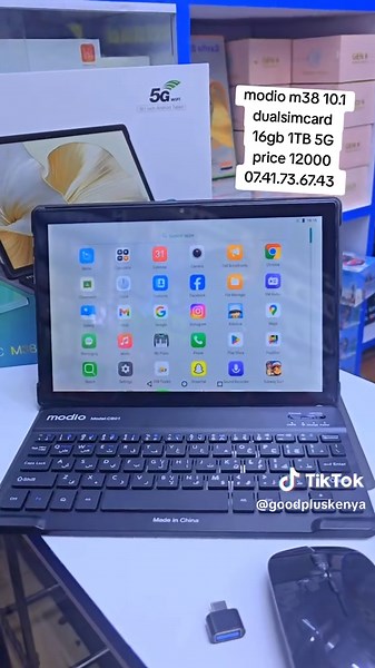 Modio M38 Tablet with Dual SIM and 1TB Storage