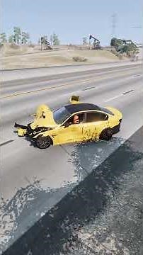 Realistic Car Crash Simulator (BeamNG Physics) #2