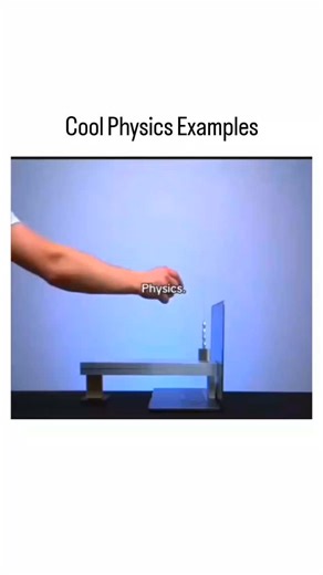 Science on Instagram: "This video offers a glimpse into the fascinating world of physics through several short clips: A demonstration involving a chain of objects dropped onto a surface. A ball rolling within a funnel, simulating orbital mechanics and energy loss. A computer simulation illustrating momentum transfer through numerous elastic collisions between blocks of vastly different masses. It's a visually engaging look at different physical principles in action . . . physics #science #physic
