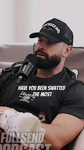 Adin Ross on getting swatted so many times #fyp #viral #trending #bradleymartyn #nelk #fullsend #adinross #streamer #swat #crazy