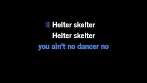 Karaoke Helter Skelter - Mötley Crüe - CDG, MP4, KFN - Karaoke Version