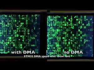 STM32 DMA Test on ST7735