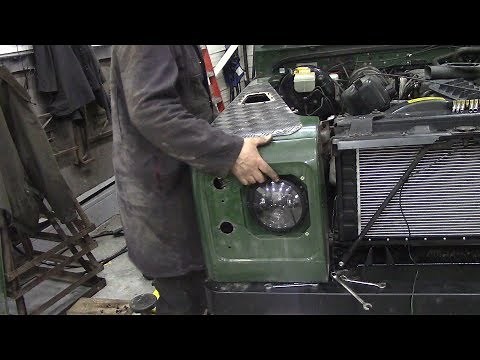 Defender footwell, door pillar, and upper bulkhead repair. Pt 1 removal of parts