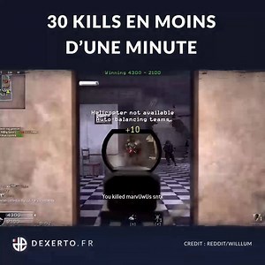 546K views · 250 shares | 30 kills en une minute (à l'ancienne sur COD4), c'est un record là non ?  #CallofDuty | Call of Duty FR | Facebook