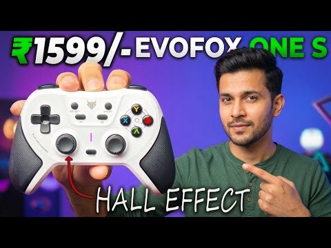 EvoFox One S Wireless Gaming Controller || HallSense Joystick || Gamepad 🎮⚡