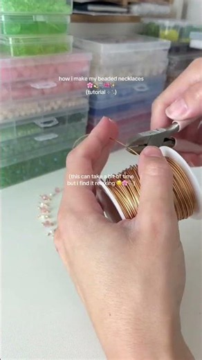 Making a Fairycore Butterfly Necklace From Scratch ✨🦋🌿 #diyjewelry #jewelrymaking #necklace #beads
