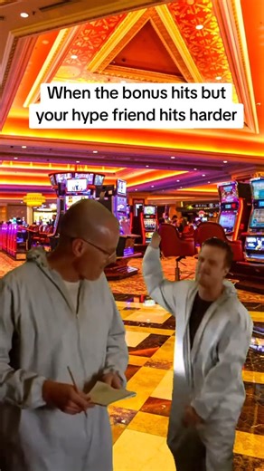 A real hype friend? Priceless. 🎰🙌