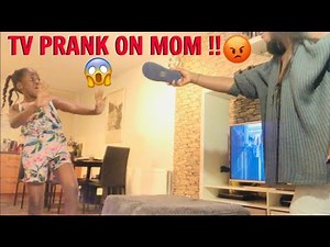 BROKEN TV PRANK ON MY MOM - GONE WRONG!! (MUST WATCH)😱😭