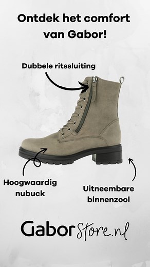 14 reactions | Ervaar het comfort en de stijl met deze groene veterlaarzen van Gabor. Geniet van de perfecte pasvorm dankzij de G-wijdte en het losse voetbed. De elegante hak zorgt voor een vrouwelijke maar toch stoere touch! #GaborStore #Gabor #HW2023 #herfst #winter #najaar #shoes #damesschoenen #nieuw #gaborfan #altijdgaborvoormij #najaarscollectie #groen #trendy #veterlaarzen #comfortabel #trendy | Gaborstore | Facebook