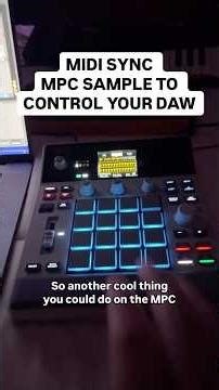 How to midi sync MPC SAMPLE to your DAW