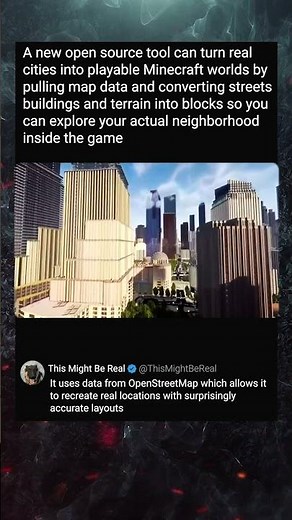 Your City Turned Into Minecraft