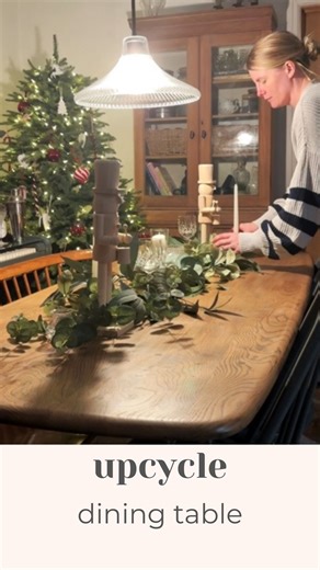 Danielle | DIY, Upcycles & Eco Friendly Home Styling on Instagram: "Ad | First We Need to Strip that Dark Varnish.. Once the varnish was all removed I cleaned up any residue with white spirit before washing the table. I then attached the hairpin legs the table top came with and refinished the surface to really bring out the grain. The table worked perfectly in our dining area but typically it made a few things look a little dated. Especially our LED downlights that were starting to fail. All our