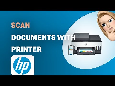 How to Scan Documents with the HP Smart Tank 7305 Printer