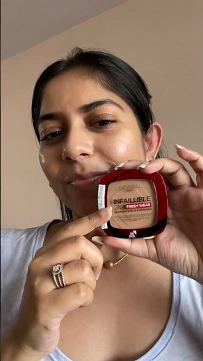 L’Oreal Paris Infallible 24H Fresh Wear Foundation in a Powder Review #notsponsored #ashortaday